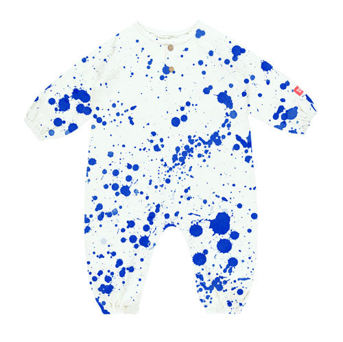 Sunny & Sam Blue Splatter Playsuit